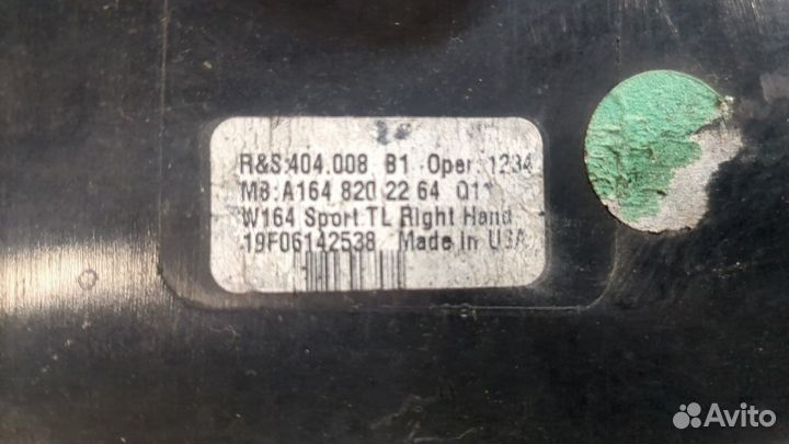 Фонарь (задний) Mercedes ML W164, 2006