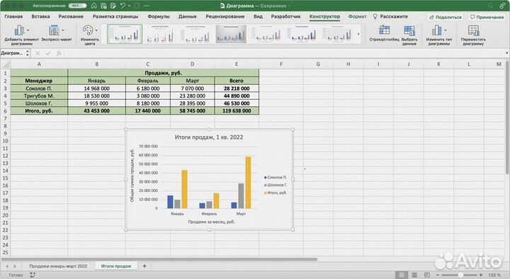 Помощь в работе с Excel