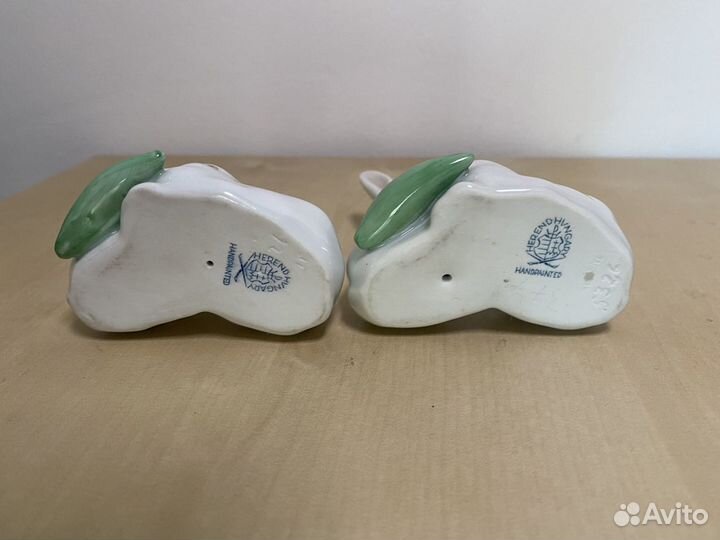 Фарфоровая статуэтка «Зайцы/с кукурузой» Herend (Х