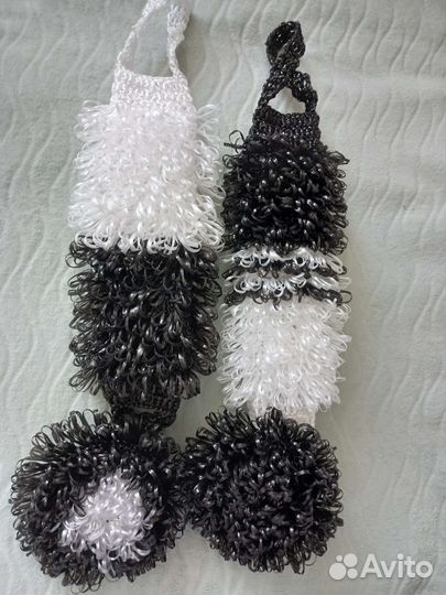 Мочалки комплект, 4 шт