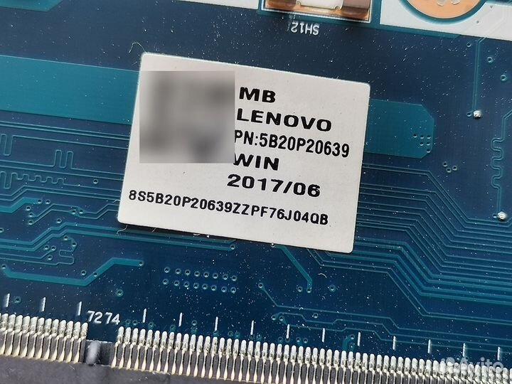 Мат плата lenovo 320-15iap nm-b301 5b20p20639 n420