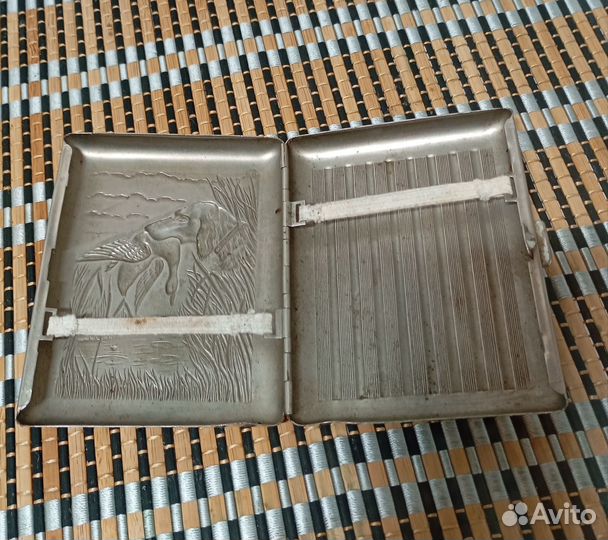 Портсигар СССР охота