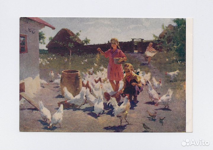 Новый год соцреализм 1962 Гундобин дети радость