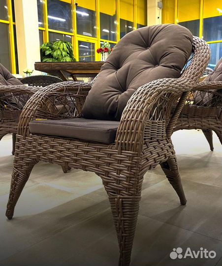 Мебель для дачи из ротанга