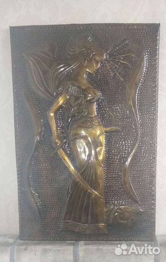 Панно на стену медное