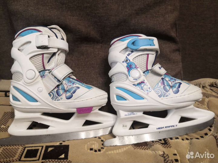 Коньки зимние раздвижные