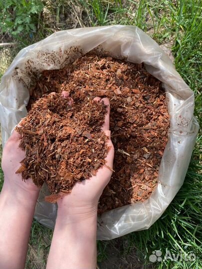 Мульча. Продаем кору сосны разных фракций, меш 60л