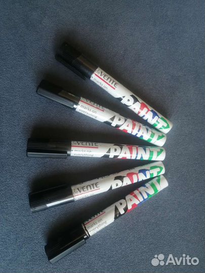 Маркер краска, черный