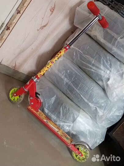 Самокат детский двухколесный бу