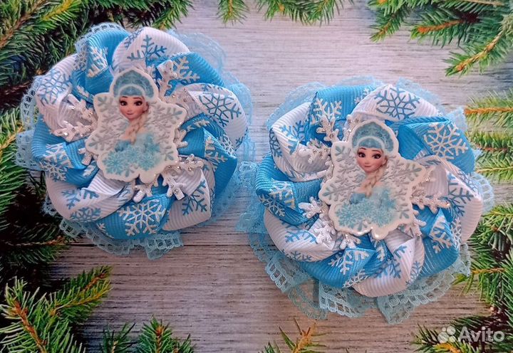 Зимние бантики