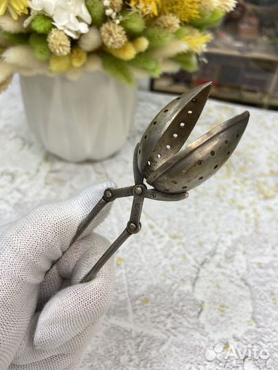 Ложка-сито для заваривания мельхиор