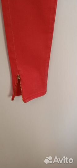 Джинсы красные стрейч LaRedout на девочку 152