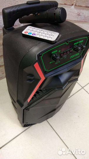 Колонка портативная с микрофоном