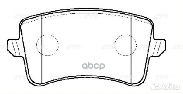 Колодки тормозные дисковые задние Audi A4/A5 1