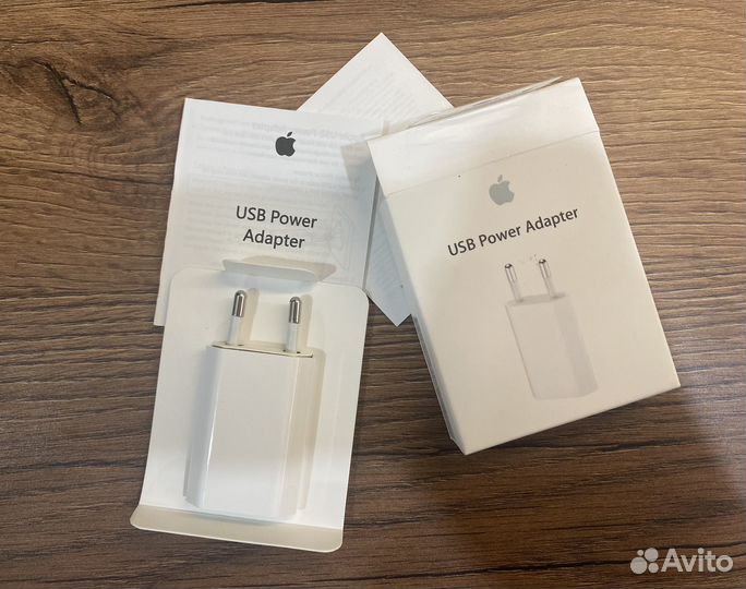Оригинальный блок питания Apple (usb адаптер)