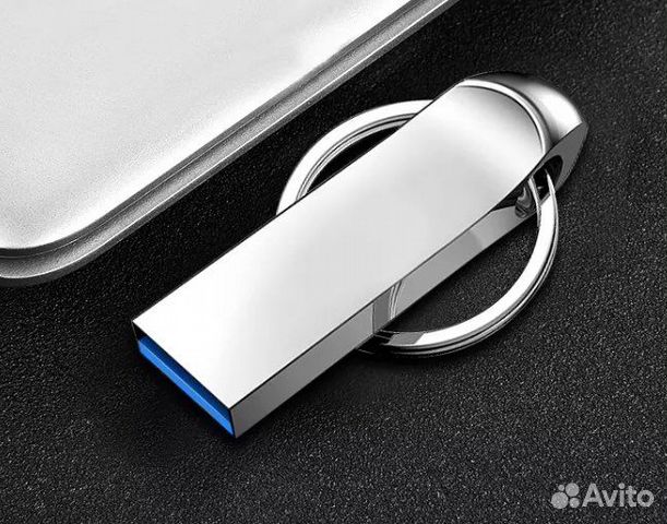 Флешка 128 GB новая металлическая USB