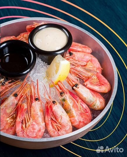 Икра Красная. Креветка Северная