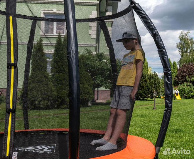 Батут с сеткой