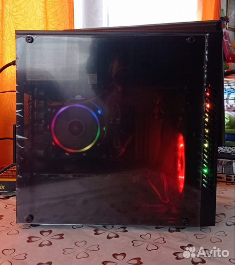 Игровой пк Intel 2650 8/16 ядер RX580 SSD 240