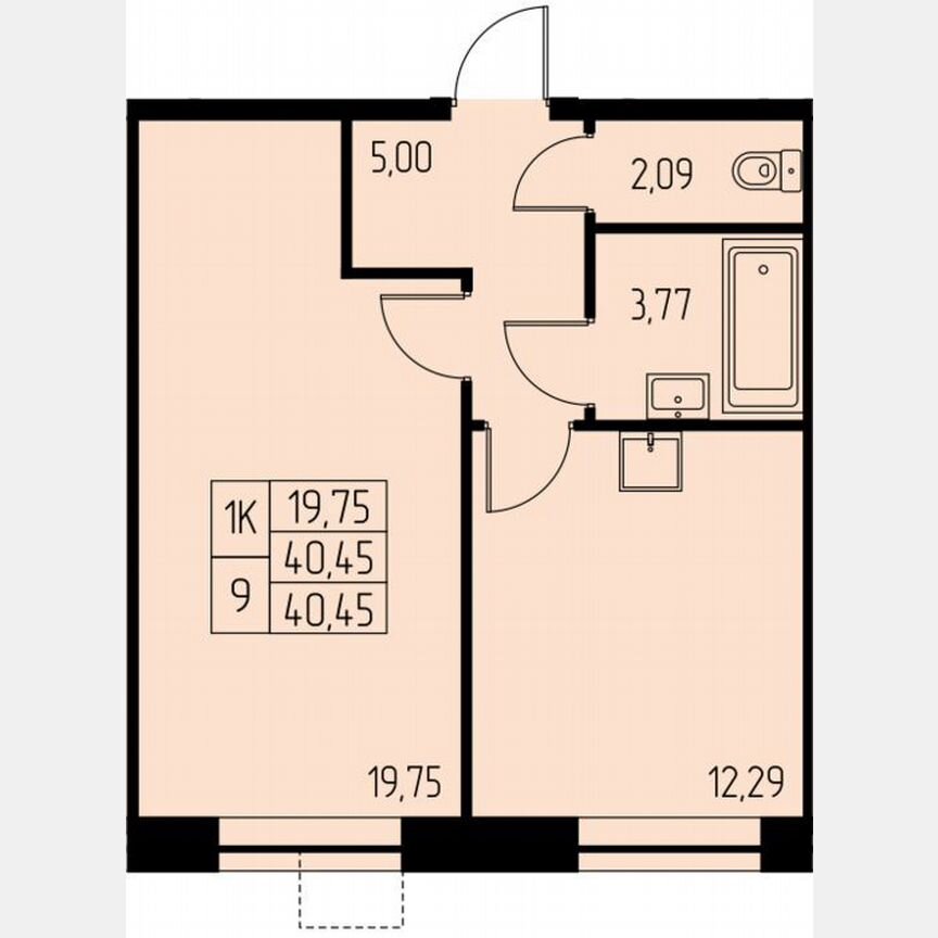 3-к. квартира, 77,7 м², 17/28 эт.