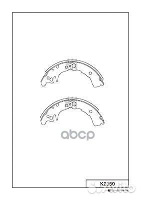 K2350-01 колодки барабанные Toyota Platz NCP12