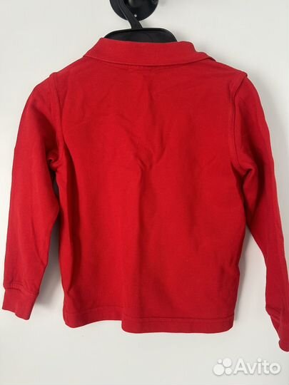 Детское поло с длинным рукавом