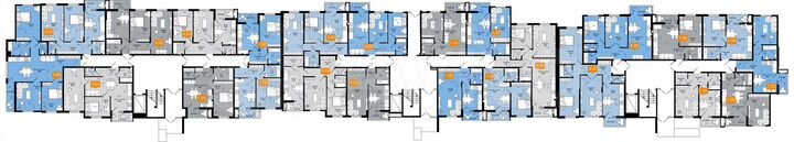 2-к. квартира, 58,2 м², 1/9 эт.
