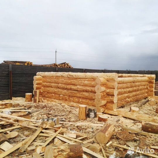 Сруб бани 3*3+выпуск 2-3 м. От 70т р