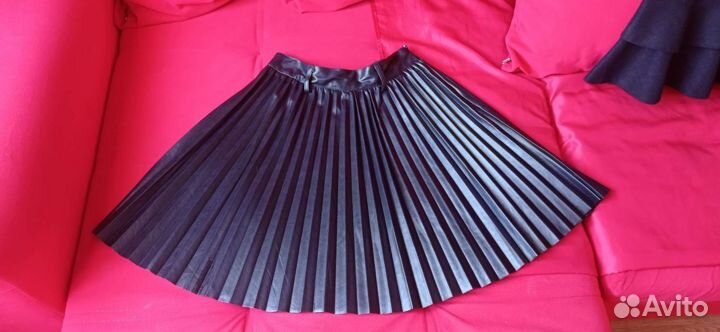 Кожаная юбка