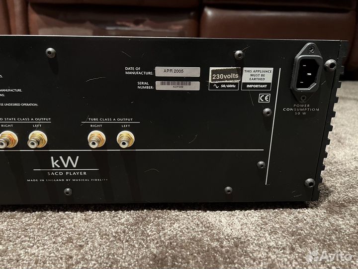 Musical Fidelity kW sacd