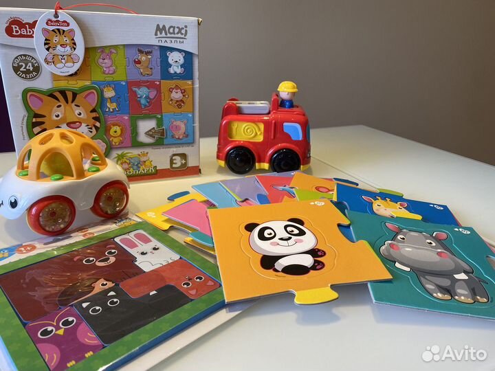 Игрушки для мальчика 2 3 года пакет