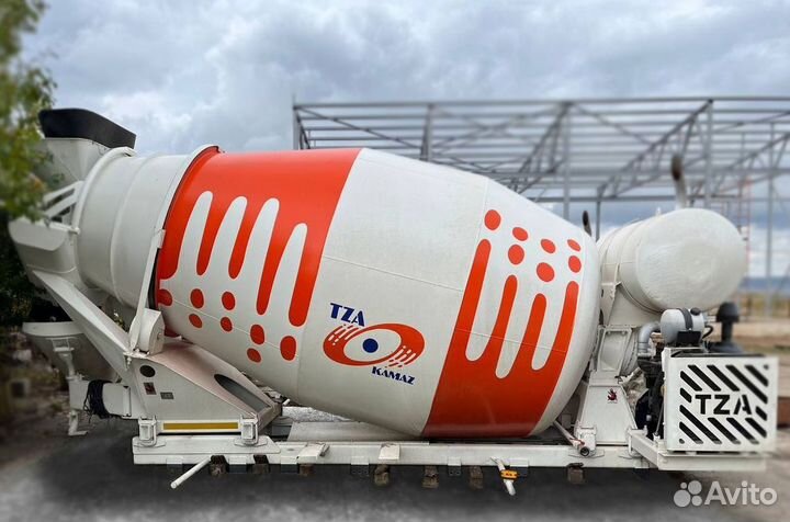 Установка миксера 6, 7 кубов