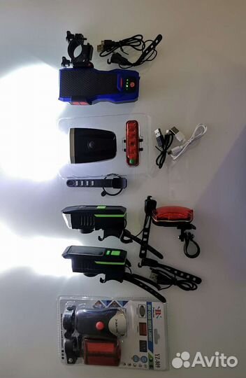 Фонарь для велосипеда солнечный power bank