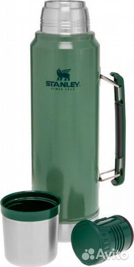 Термос stanley Classic 1L темно-зеленый Sta610
