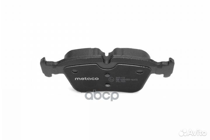 Колодки тормозные MB W205 13- задн. 3010172 metaco