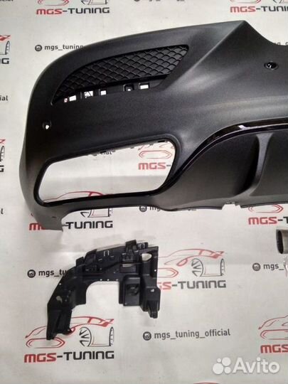 Диффузор черный Mercedes GLE Coupe 63 AMG