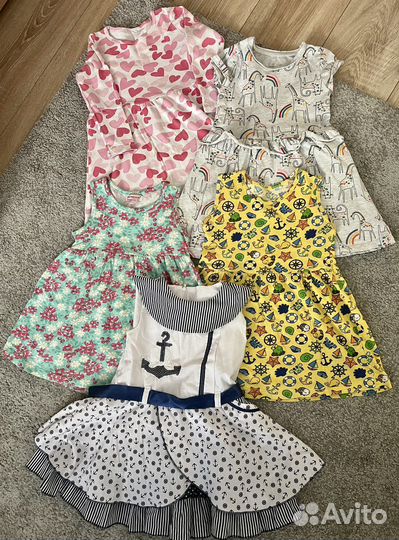 Вещи пакетом на девочку 98-106(110)