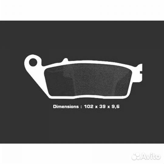 Nissin тормозные колодки 2P-281NS