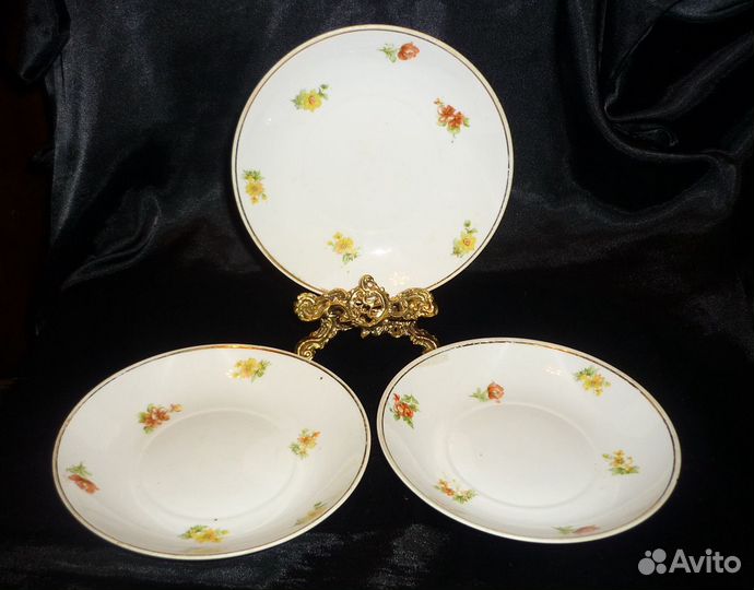 Редкие блюдца Пролетарий Новгород 1953-1958 г