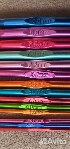 Набор крючков для вязания 10 шт