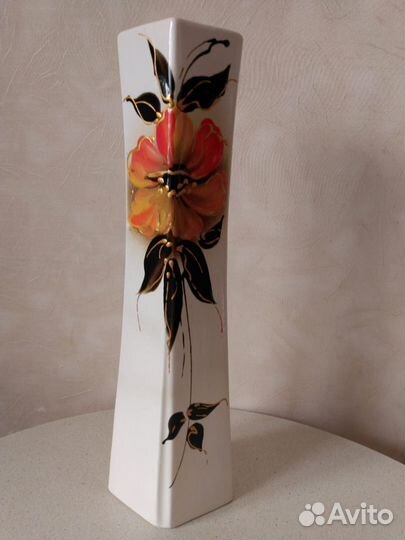 Ваза для цветов, 37 см, керамика, новая