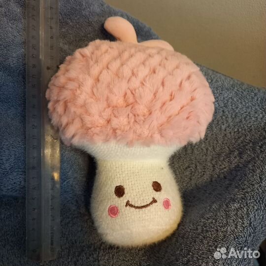 Мягкие игрушки - ёжик и грибочек