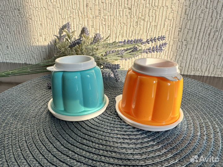 Порционные формочки для желе Tupperware новые