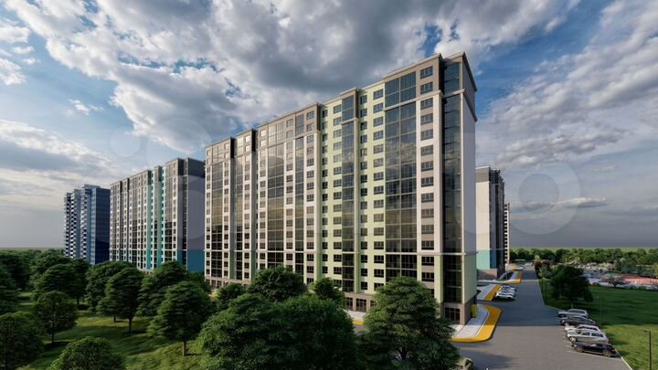 1-к. квартира, 38,8 м², 3/17 эт.