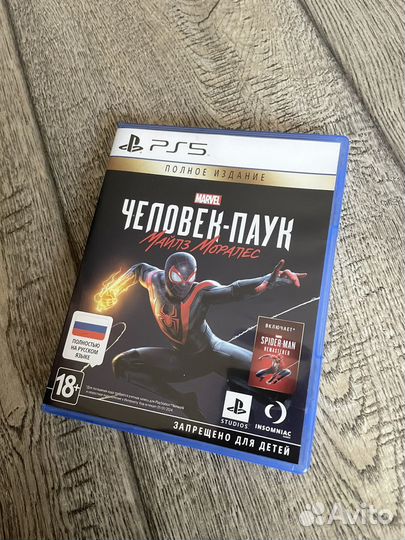 Игра на PS5 человек паук