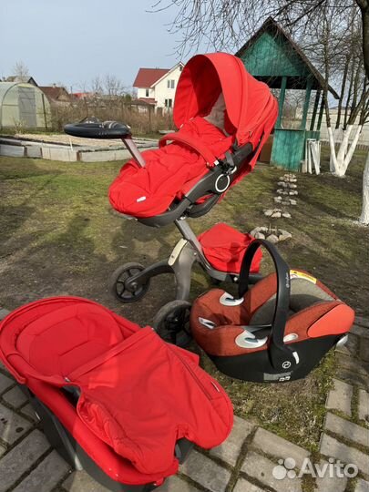 Коляска 3 в 1 Stokke