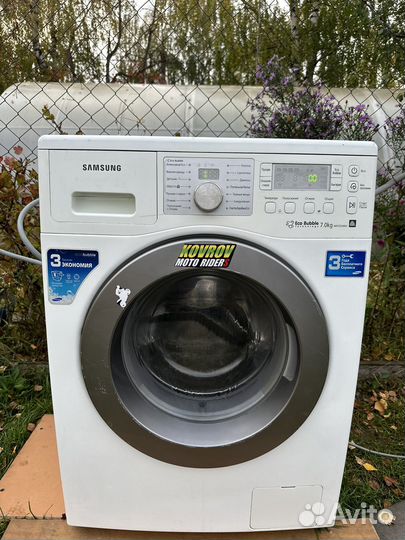 Стиральная машина Samsung eco bubble 7 кг