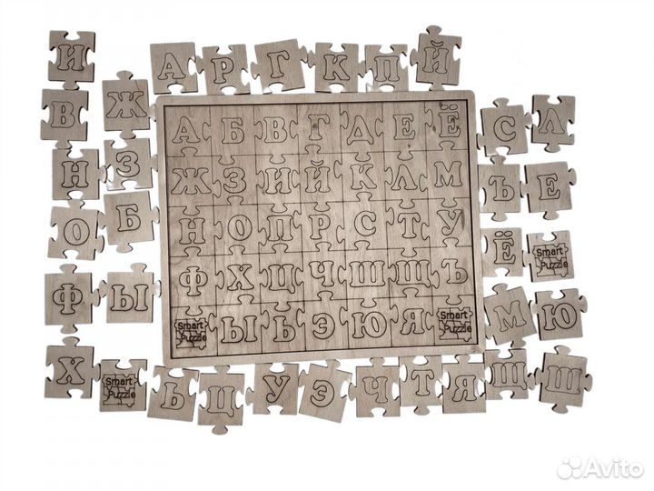 Деревянный пазл -вкладыш 