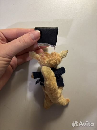 Ёлочная игрушка раритет СССР лисёнок