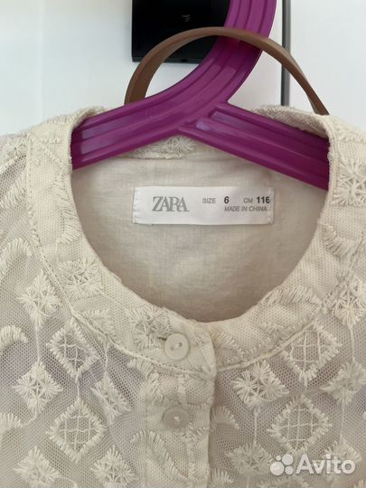 Платье zara для девочки нарядное 116